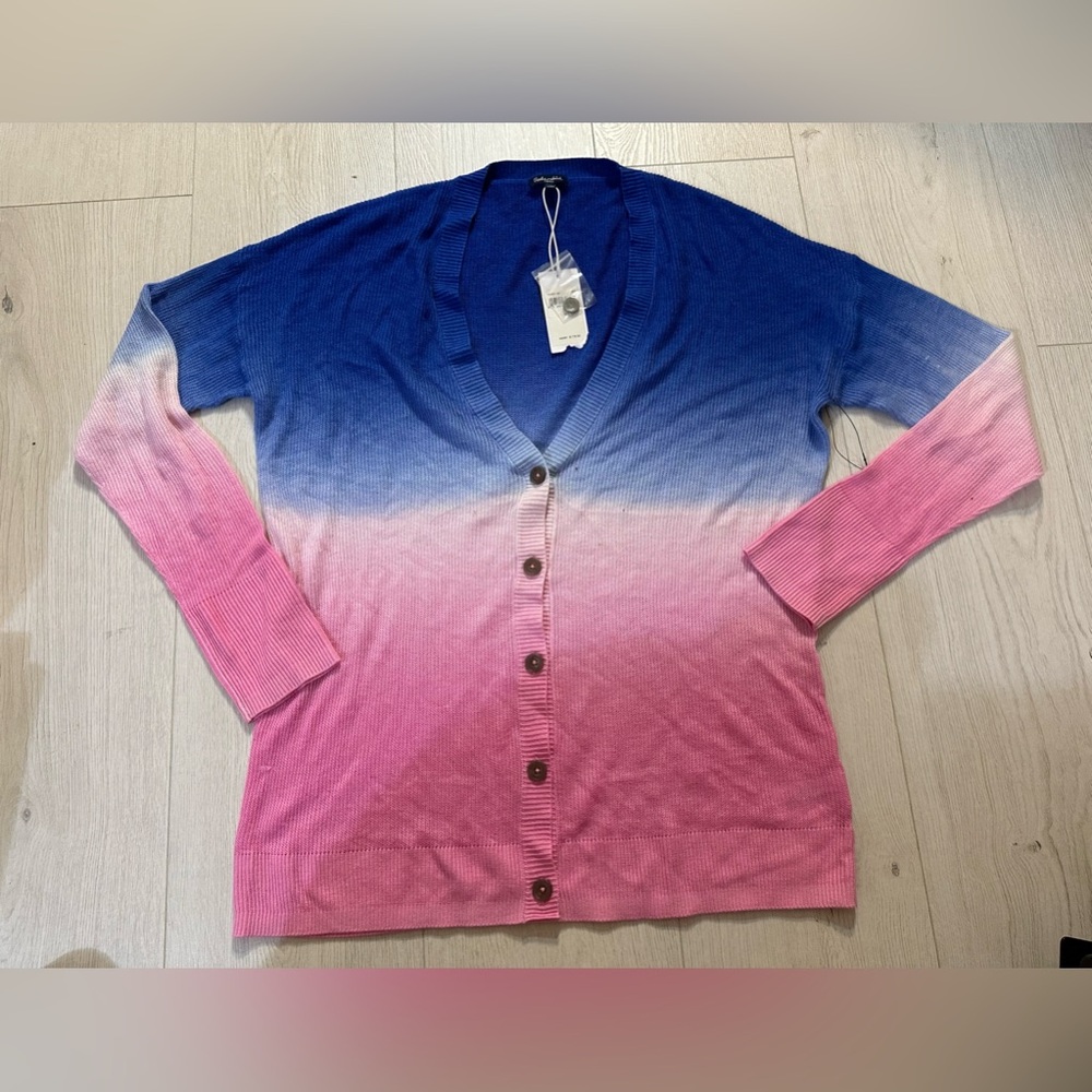 New Splendid ombre cardigan sweater